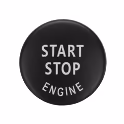 One Button Start Ignition Engine Stop Button Cover For BMW X5 E70 X6 E71 - Black