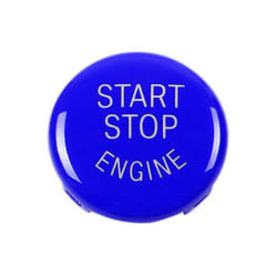 One Button Start Ignition Engine Stop Button Cover For BMW X5 E70 X6 E71 - Blue