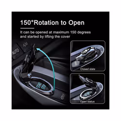 Car Start Stop Button Cover Sticker Alloy Plating Interior Starter Ring - Skull