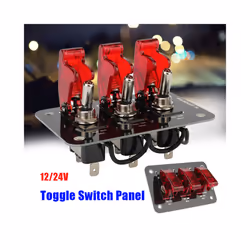 24V 12V Switch Panel Racing Car Starter Ignition Start Button Light Toggle - others