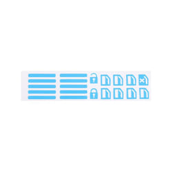 Car Fluorescent Luminous Button Sticker Door Window Decal Lift Switches - China, A