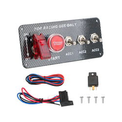 12V Racing Car Starter Rocker Switch Panel Start Stop Ignition Buttons - T3