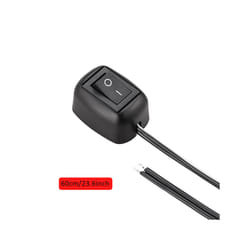 Paste Type Switch Car Push Button Switch with LED Light ON/Off DC12V/10A - 60cm wire