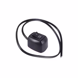 Paste Type Switch Car Push Button Switch with LED Light ON/Off DC12V/10A - 60cm wire