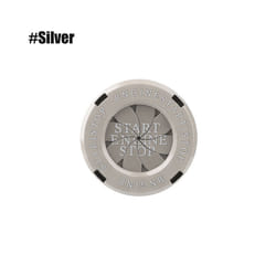 1Pcs Car Interior Engine Start Stop Button Protective Auto Ignition Key - Silver