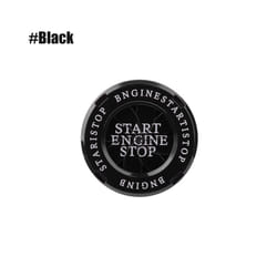1Pcs Car Interior Engine Start Stop Button Protective Auto Ignition Key - Black