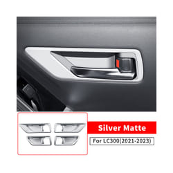 Car Door Handle Protective sticker, For Toyota Land Cruiser 300 2022 2023 - China, Silver Matte
