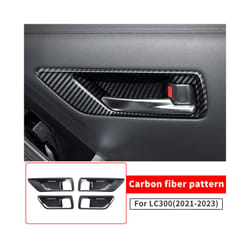 Car Door Handle Protective sticker, For Toyota Land Cruiser 300 2022 2023 - China, Carbon fiber pattern