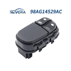 98AG14529AC Green Backlight Car Power Window Control Lifter Master Switch - 98AG14529AC