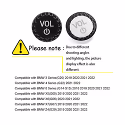 Car Volume Control Knob Button Replacement Trim For BMW New 3 Series G20 - as  this  picture