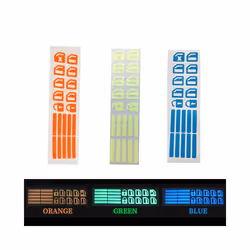 Car Window Button Luminous Sticker Lifter Switch Night Fluorescent Decals - Luminous green