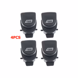 1X 2X 4X Car Window Switch Button Cap Cover For ALFA ROMEO 147 GT Window - 4Pcs
