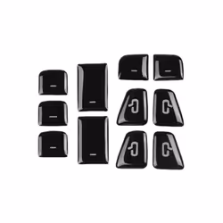 For Tesla Model 3 Power Window Button Stickers for Car PVC Dustproof Tesla - Window Controls