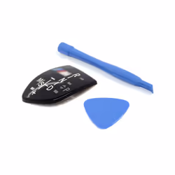 Car Shift Knob Panel Gear Button Cover Emblem M Performance Sticker For - short  withou M logo