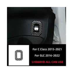 For Mercedes Benz C GLC Class W205 Carbon Fiber Interior Auto Rear Trunk - Style B