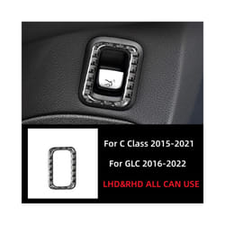 For Mercedes Benz C GLC Class W205 Carbon Fiber Interior Auto Rear Trunk - Style A