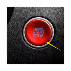 Switch Key Cover Trim Button Decoration Aluminum Alloy Button Engine Start - China, Red
