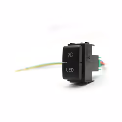 Car LED DRL Key Switch Fog Light Parking Radar Power On Off Switch Button - fog led