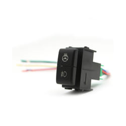 Car LED DRL Key Switch Fog Light Parking Radar Power On Off Switch Button - wheel-fog