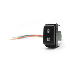 Car LED DRL Key Switch Fog Light Parking Radar Power On Off Switch Button - radar-fan