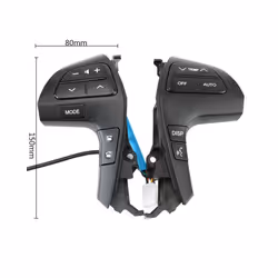 For Toyota Camry Hilux Vigo Corolla Highlander Innova Multifunction Steering - Black