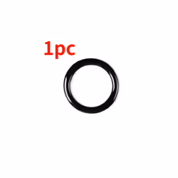 1/2pcs Car Engine One Start Stop Push Button Ignition Key Circle Sticker - 1pc black
