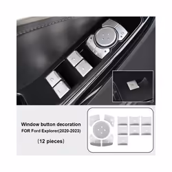 For Ford Explorer 2020 2021 2022 2023 LHD RHD Brand New Metal Sliver Car - Sliver