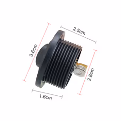 ON/OFF Round Rocker Toggle LED Switch 3 Pin 12V 20A Car Dashboard Dash - Green