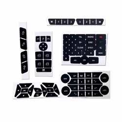 Car Air Condition AC Control Window Button Repair Stickers For Mercedes - style 1