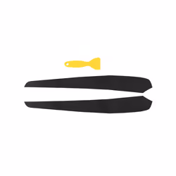 Door Handle Panel Trim Cover For Tesla Model 3 Y 2020-2023 Door Stickers - Black