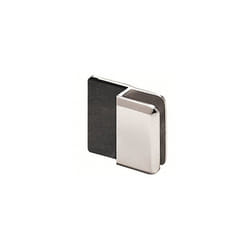 C.R. LAURENCE DSBEV1CH CRL Chrome Beveled Style Frameless Shower Door Stop