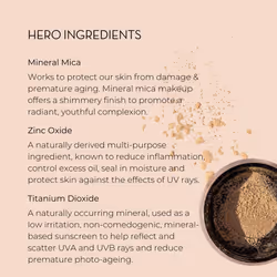 INIKA Organic Mineral Powder Foundation with SPF 25 - Vegan Makeup  Natural Looking  Buildable Coverage  Flawless Radiance & Glow  Blemish Coverage  C