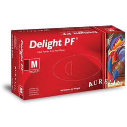 Aurelia Delight PF Disposable gloves Transparent Vinyl 100 pc(s)