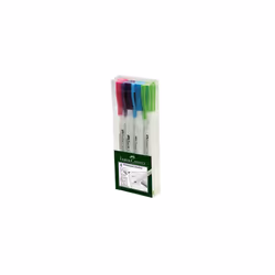 Faber-Castell Whiteboard Markers (4pk) (Slim Fashion)