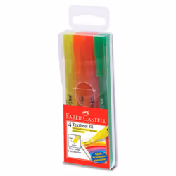 Faber-Castell Textliner 38 marker 4 pc(s) Green, Orange, Pink, Yellow
