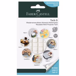 Faber-Castell Adhesive Tack-It 50g White (Pack 25) - 589150
