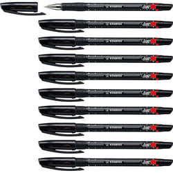 Ballpoint - STABILO Exam Grade Box of 10 Black