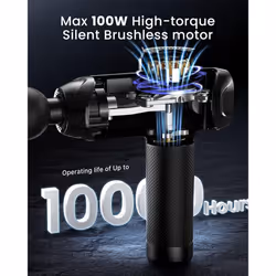 RENPHO Upgrade Power Massage Gun Deep Tissue, Powerful and Quiet Muscle Massage