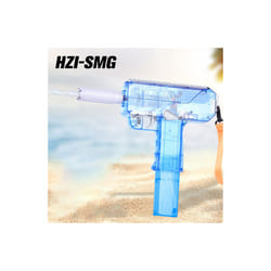 Uzi Electric Water Gun Fully Automatic High Pressure Strong Boys' Toys - blue
