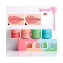 LANEIGE Lip Sleeping Mask Mini Kit Travel Exclusive Long Lasting Moisturizing - 4Pcs