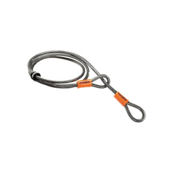 Kryptonite KryptoFlex Security Cable, 2.6FT/4FT/7FT/30FT Long Braided Steel Flex Bike Lock Anti-Theft Cable with Looped