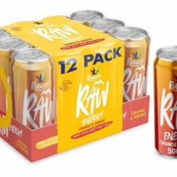 Wholesale Drinks, Bulk Cases of Soft Drinks, Monster, Fanta, Coke, Pepsi and More Beverage - Rubicon Raw Orange & Mango 12 x 500ml