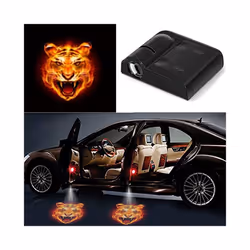 1pcs Car Door Logo Light Welcome Lamp Laser Light Universal Wireless Projector - 3600Lm, 2