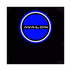 2pcs AVALON Welcome Light AVALON 3D Shadow Light Car Door Logo Lamp For - 4pcs, logo 2