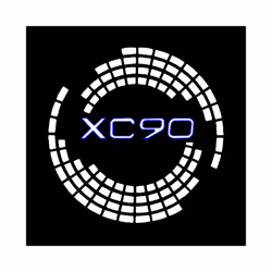 2pcs Car LED Door Welcome Light for Volvo V40 V60 V90 XC40 XC60 XC90 S60 - 2PCS, XC90