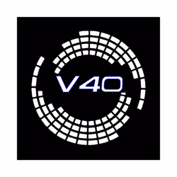 2pcs Car LED Door Welcome Light for Volvo V40 V60 V90 XC40 XC60 XC90 S60 - 2PCS, V40
