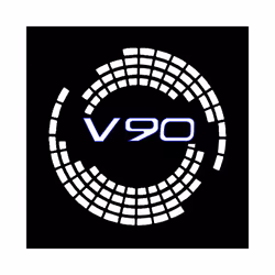 2pcs Car LED Door Welcome Light for Volvo V40 V60 V90 XC40 XC60 XC90 S60 - 2PCS, V90