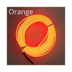 1M/2M/3M/5M Car Interior Atmosphere Lamp Welcome  Door Lights Auto LED - 2M USB Drive, Orange