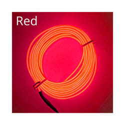 1M/2M/3M/5M Car Interior Atmosphere Lamp Welcome  Door Lights Auto LED - 3M USB Drive, Red