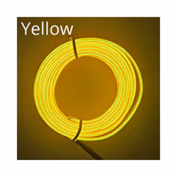 1M/2M/3M/5M Car Interior Atmosphere Lamp Welcome  Door Lights Auto LED - 3M USB Drive, Yellow